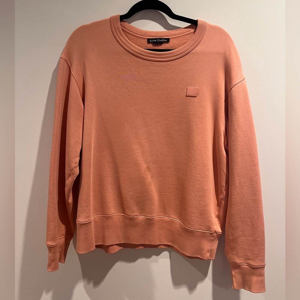 Acne Women's Coral Crew Neck Sweater